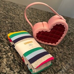 Gymboree tights and purse NWT